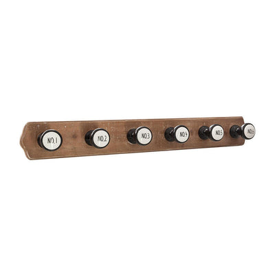 Colgador Wood With 6 Perchas 66X8,5X8,8CM — image 1