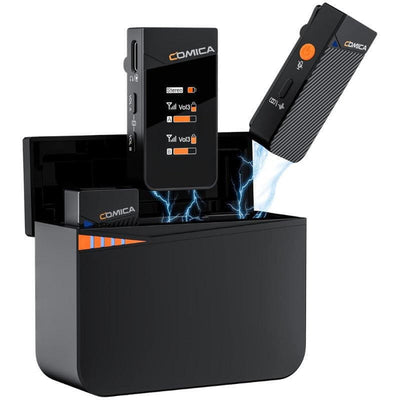 Comica Vimo C3 Microphone Lavalier Wireless 2 Canales With Control And Cancelación Sound — image 1