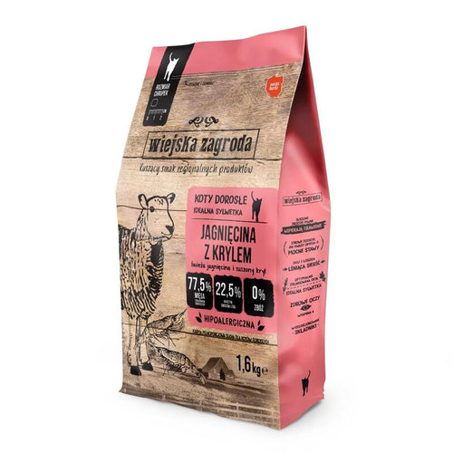 Wiejska Zagroda Comida Seca Gatos Lamb With Krill 400G — image 1