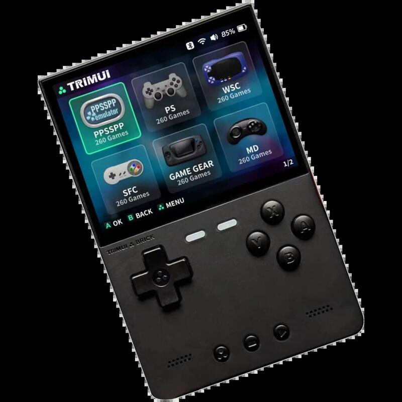 Trimui Console Brick ( Without SD Card) Black Retro