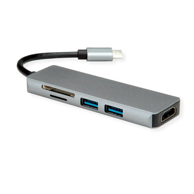 Estación Acoplamiento USB Type-c 4K HDMI 2x USB 3.2 GEN1 Type a SD microSD — image 1