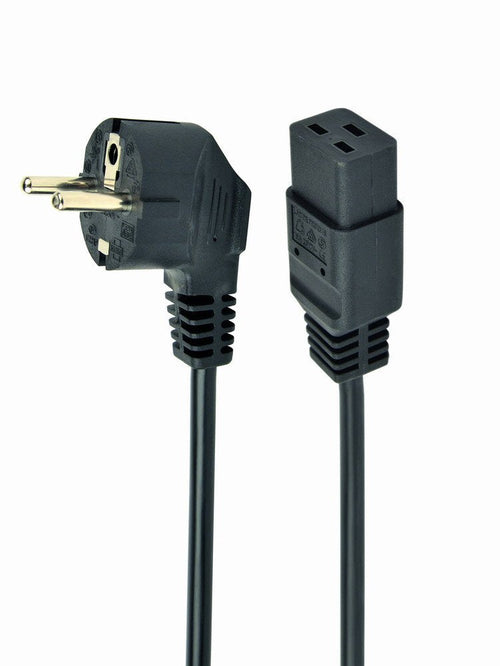 Gembird Euro Plug - C19 Socket Power Cord, 1.8M, 16A — image 1