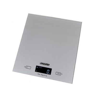 Mesko Scale Kitchen Ms 3145, Capacity 5KG, Screen LCD Large Cero Autoapagado, Silvera — image 1