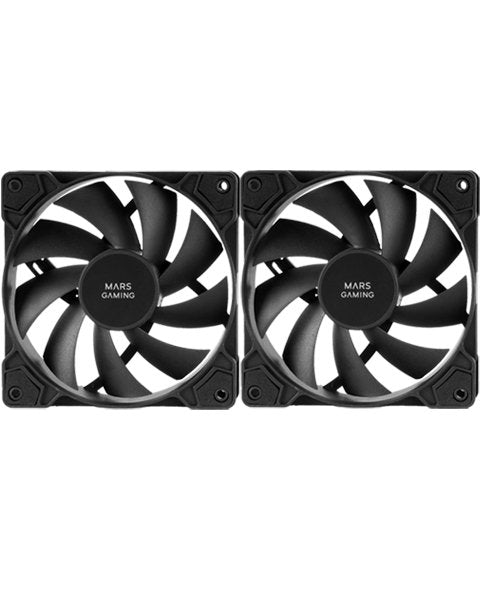 Mars Gaming Pack 2 Fans MF-PWMX2 12CM — image 1