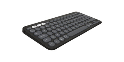 Logitech Keyboard English Pebble Keys 2 K380S RF Wireless + Bluetooth QWERTY Reino Unido Graphite — image 1