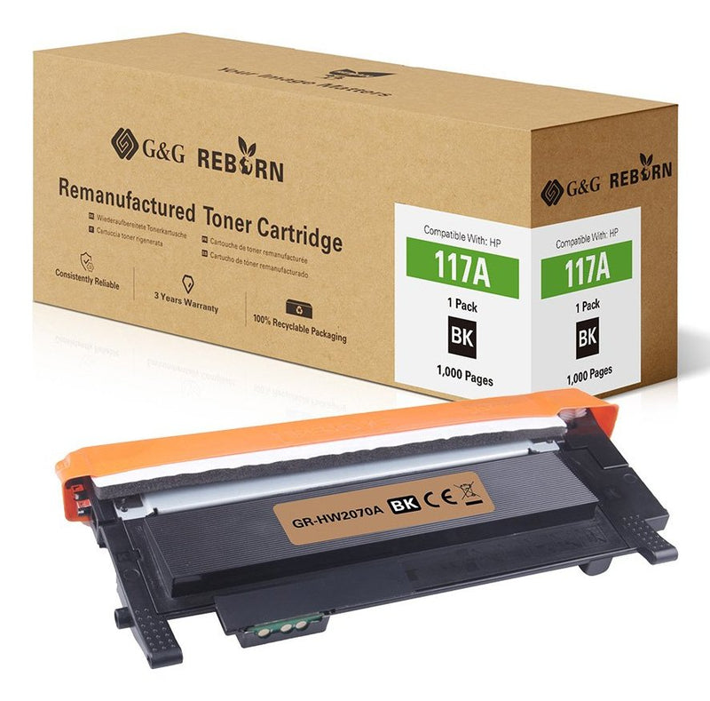 G&g Reborn-toner Compatible With HP 117A W2070A