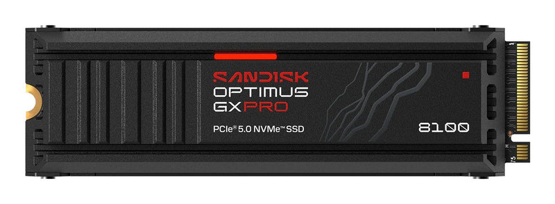 SanDisk Drive SSD Optimus Gx Pro 8100 2TB Internal M.2 2280 S3-M Pci Express 5.0 X4 (NVMe) Tcg Opal Encryption