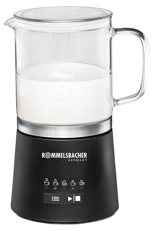 Rommelsbacher Espumador Leche Ms 625 Black/Transparent