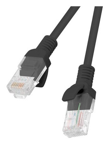 Lanberg Pack 10 Cables Network RJ45 CAT.5E UTP 3M Black