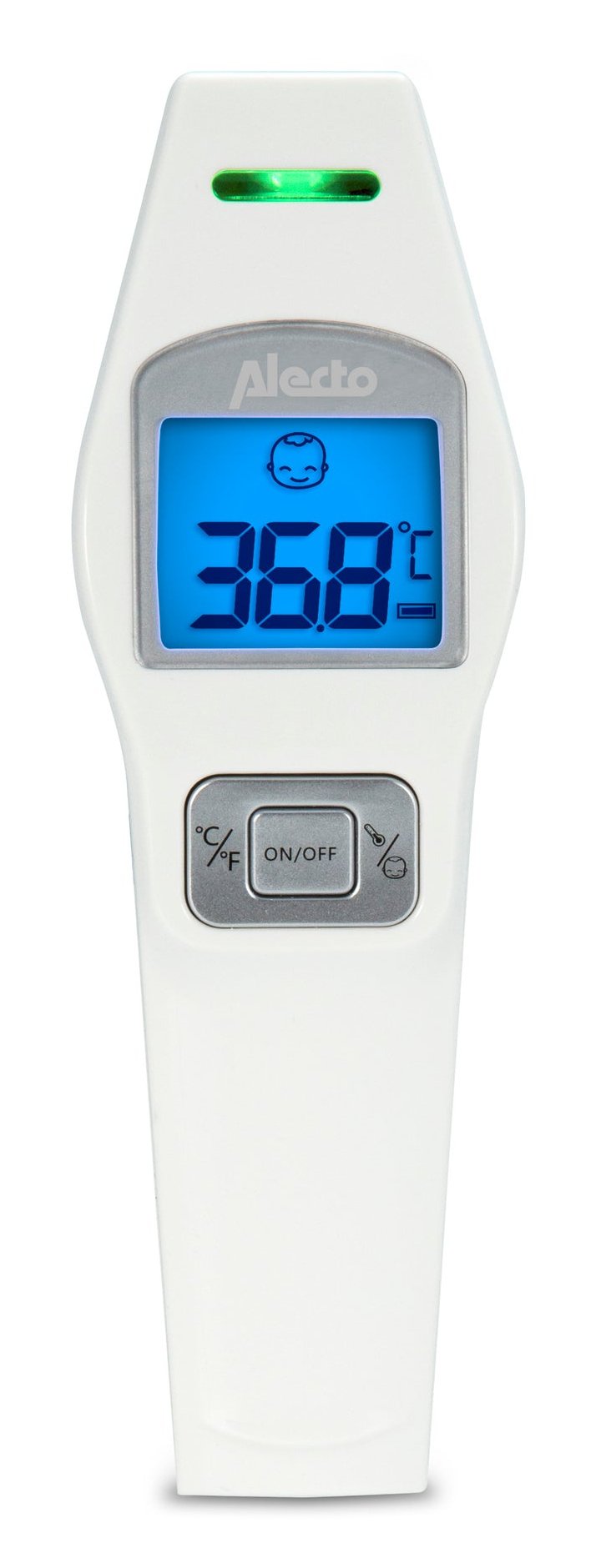 Alecto BC-37 Thermometer Digital Thermometer With Sensor Remote White Frente Buttons