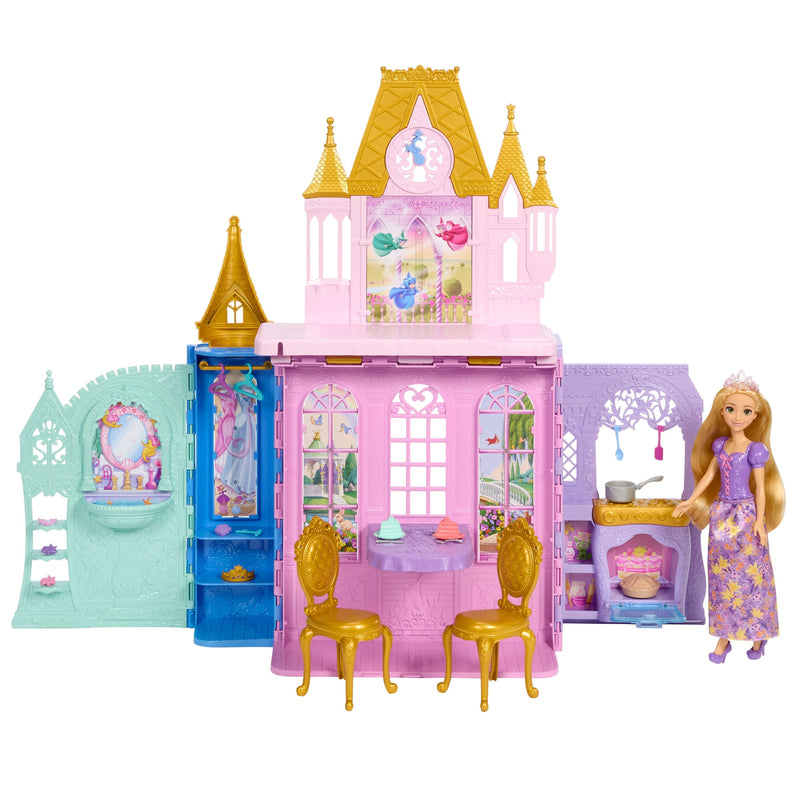 Muñeca Rapunzel And Castillo Princesas Disney