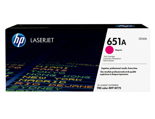 HP Genuine Toner 651A Magenta CE343A — image 1