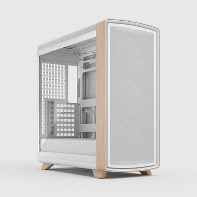 Fractal Design PC Case Summit White Tiza Tg Transparent Tint White Wood FD-C-SUM1A-02 — image 1