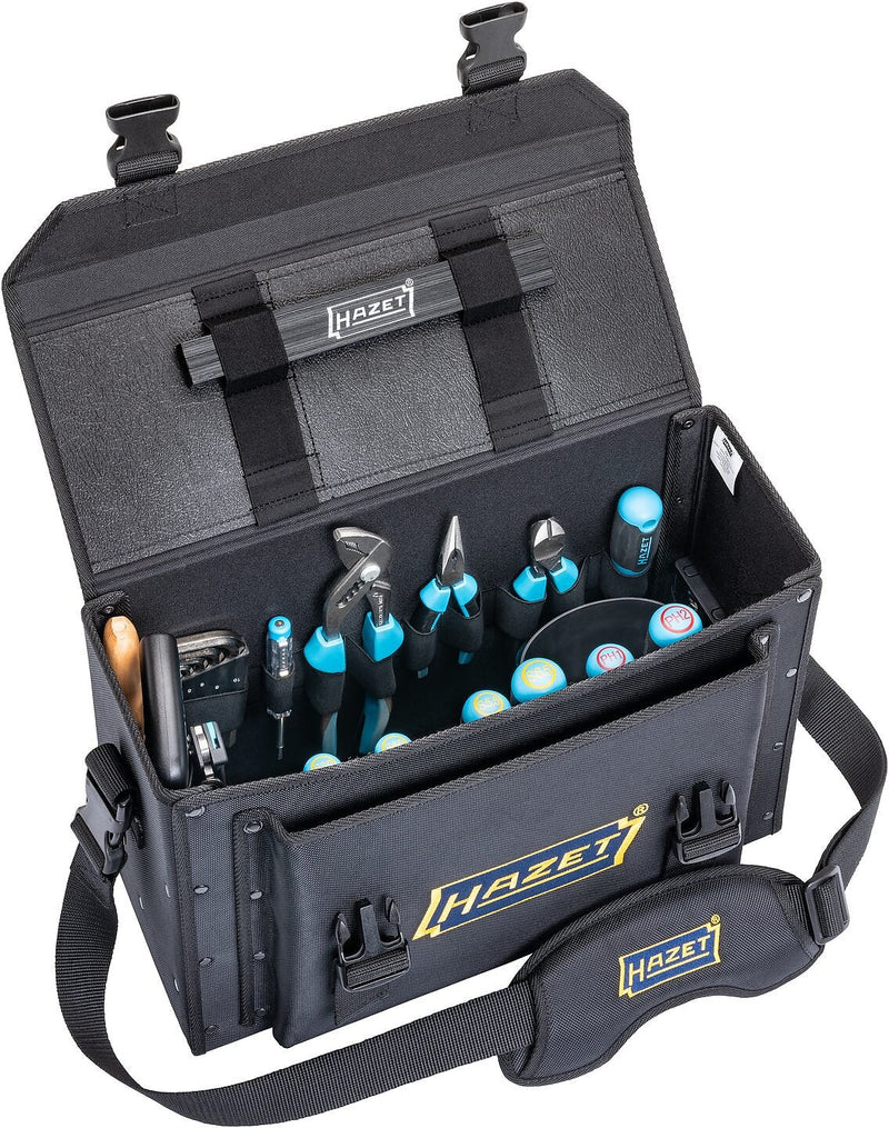 Hazet Bag Tools Small Equipada 191T-1/51, Set Of Tools Black With 51 Tools Profesionales 191T-1/5