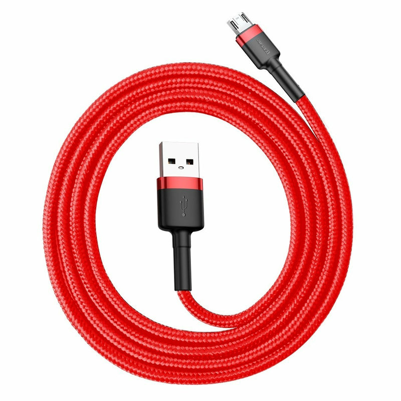 Baseus 6953156280328 Cable Phone Mobile Phone Black Red 1M USB a Micro-usb B