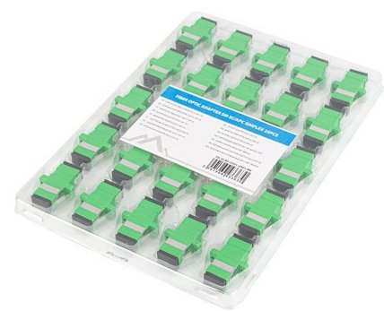 Lanberg Fibre Optic Adapter Sm Sc Apc Sx Bk 25PCS