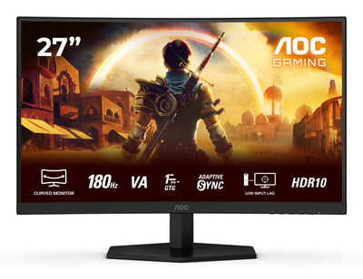 AOC Monitor Gaming C27G42E 27, 1920X1080 1MS 300CD M², Hdmi, DisplayPort, Headphone Out — image 1