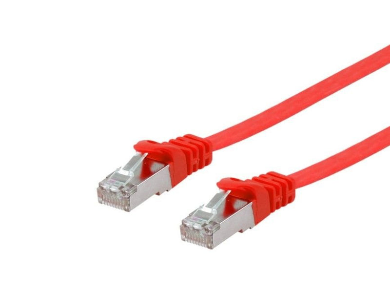 Equip Network Cable CAT.6A U/FTP 2x RJ45 10.00M Red