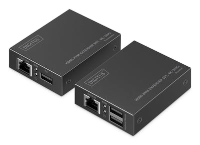 Digitus HDMI KVM Extender Set 4K 30HZ 40 70M Poc Cat Black — image 1