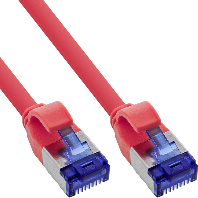 Inline® Network Cable Slim, CAT.6A, S/FTP, Tpe (lszh) Flexible, PoE, Red 2M