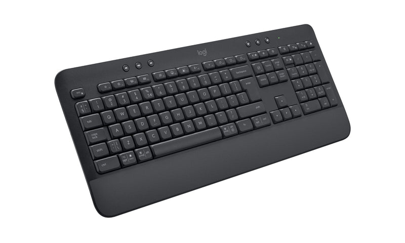 Logitech Signature K650 Inalámbrico Teclado Bluetooth 5.1 Qwertz Checo Graphite
