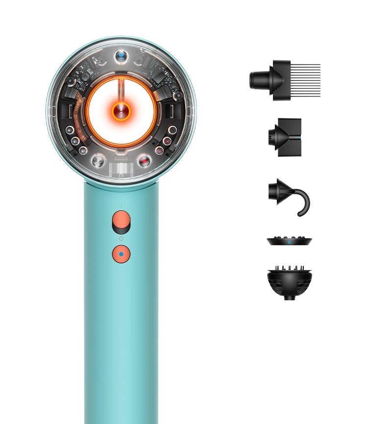 Dyson Hair Dryer Supersonic Nural 1600W Blue Orange