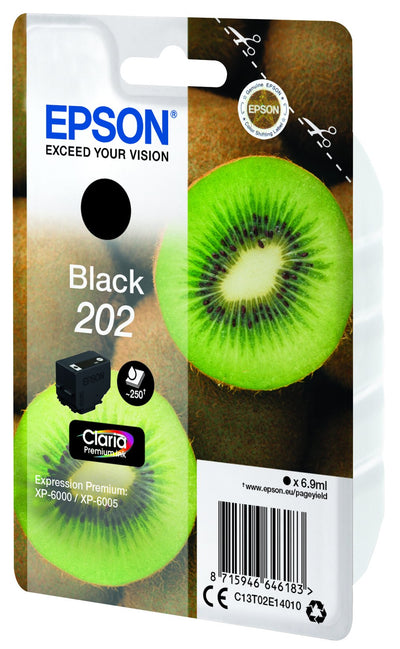 Epson Genuine Ink 202 Black Epson 202 Black 400 Paginas/C13T02E14010 C13T02E14010 — image 1
