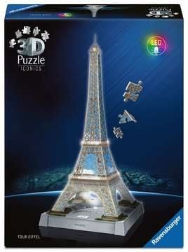Ravensburger Puzzle 3D Iconics: Tower Eiffel - With Light 216 Pieces 12008024