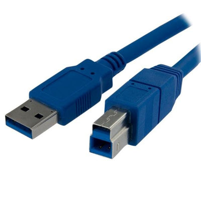 StarTech USB Cable 3.0 Type a/B Printer 1M Blue USB3SAB1M — image 1