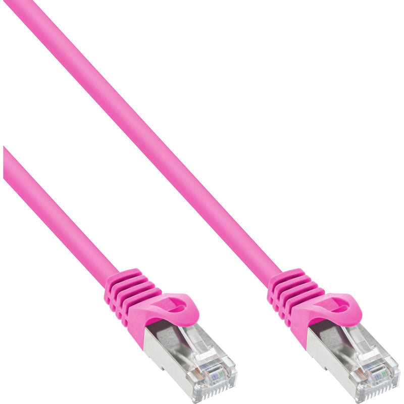 Inline Network Cable Sf/UTP CAT.5E Pink 15M