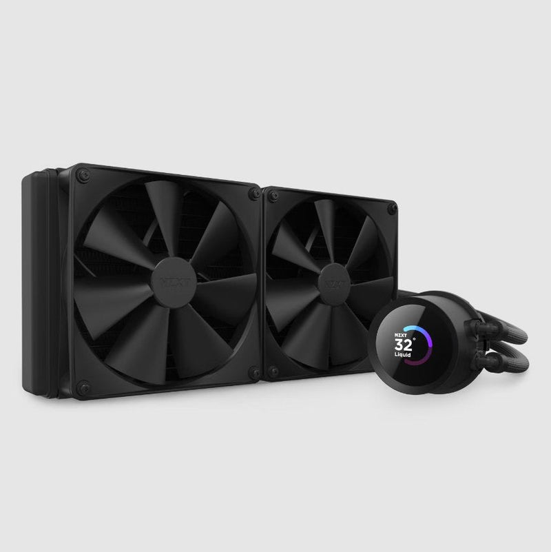 Nzxt Refrigerador Liquido CPU Kraken 280 2X140 Black Display LCD RL-KN280-B1