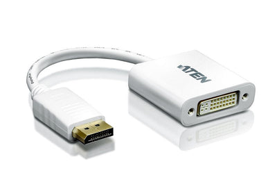 Aten DisplayPort/DVI Adapter DisplayPort Male DVI-i Female White — image 1