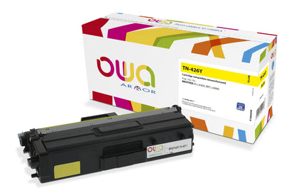 Toner Compatible Owa Brother TN-426Y Yellow 6.500 P. — image 1