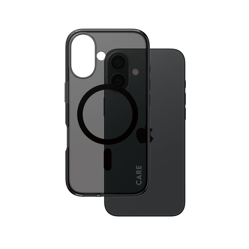 Panzerglass Care™ By ® Urban Combat Case Smokey W. Black Magsafe Iphone 16 Case For Apple - Iphone 16 Black