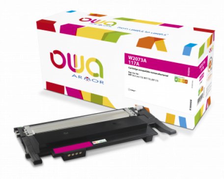 Toner Owa Komp. With HP W2073A, 117A Magenta (700 S.)
