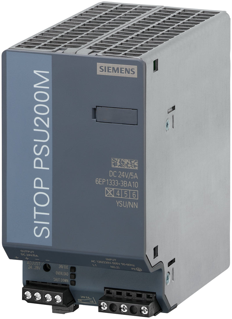 Siemens 6EP13333BA10 Sitop PSU200M 5A Geregelte Power Supply