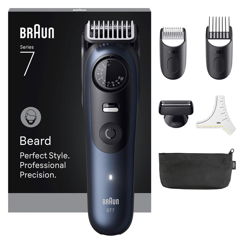 Braun Trimmer Barba Serie 7 BT7520 Black/Blue 7500435244909