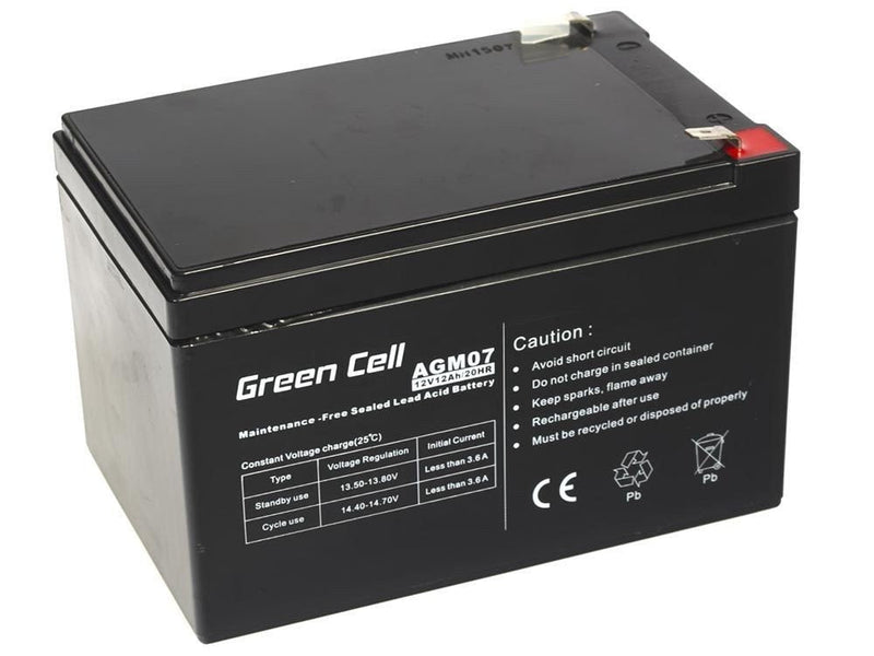 Green Cell Battery Agm 12V12AH