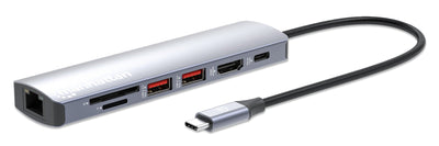Manhattan 7-IN-1 4K USB-C Dockingmation 1x HDMI 2x USB 10GB S — image 1
