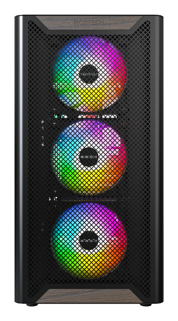 Montech Xr Wood, Tower Black Xr Wood (b)