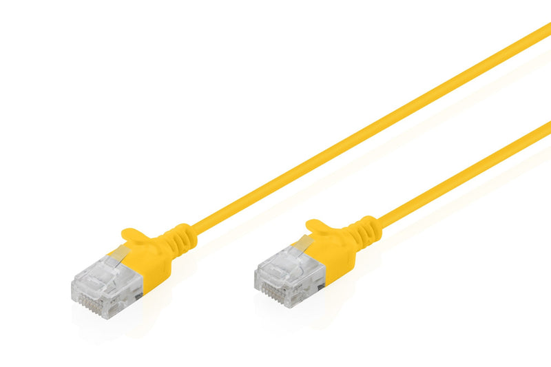 CAT.6 U-UTP Slim Network Cable, 5M, Amarillo