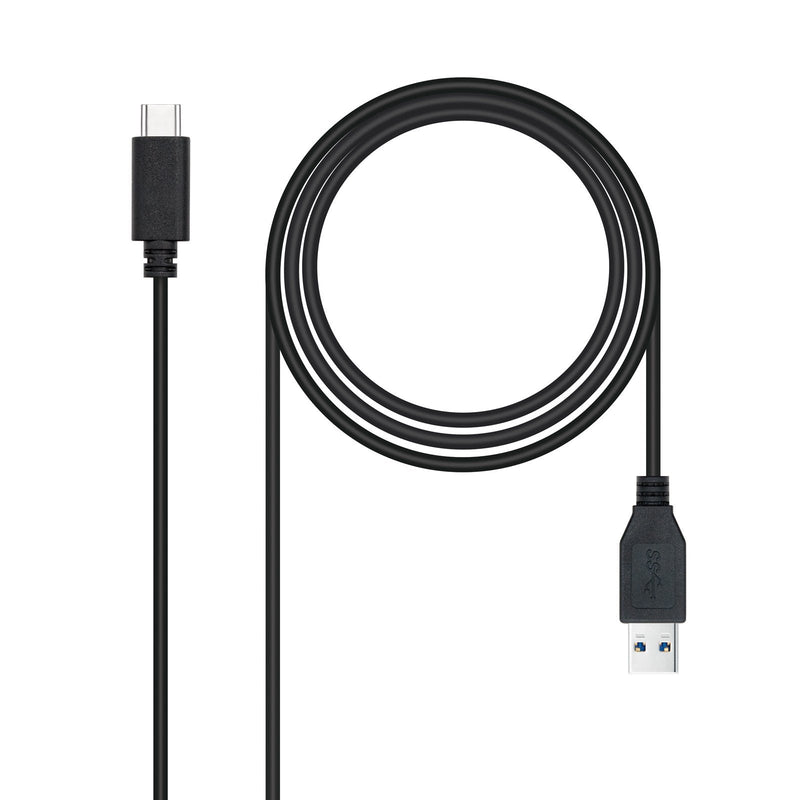 Nanocable USB Cable 3.1 GEN2 10Gbps 3A USB-C/m-a/M 2M - Black