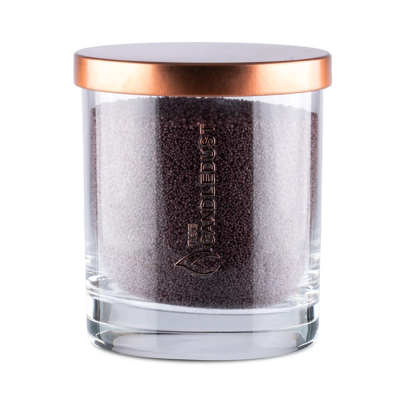 Dark Lilac Unscented Candle in Glass, 160g