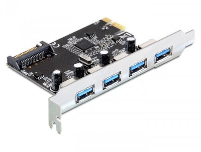 Delock Card Pci Express 4 X Externos USB 3.0 — image 1