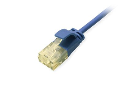 Equip Network Cable CAT.6A Slim U UTP 2x RJ45 5.00M Blue Lszh — image 1