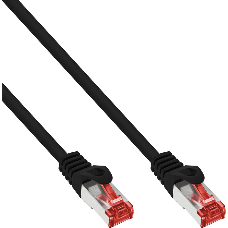Inline 100PCS. Bulk-pack ® Patch Cable S/FTP Pimf, CAT.6, Pvc, Cca, Black 0.5M