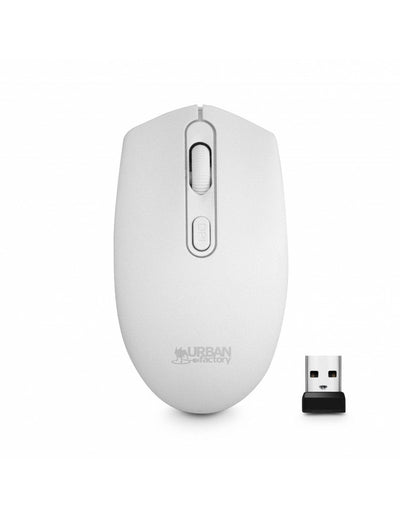 Mouse Wireless 2.4GHZ 1200 Dpiwrls Ambidextro - White — image 1