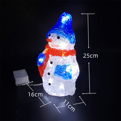Diy Acrylic Epoxy Snowman Window Decoration