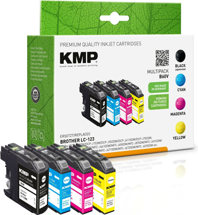 Kmp Cartridge Brother LC123VALBPDR Multipack 4X 600 S. B60V — image 1
