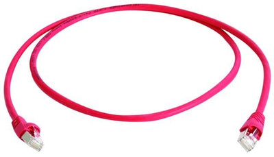 Telegärtner Network Cable S/FTP CAT.6A MP8FS500 Lszh Red 3,0M — image 1